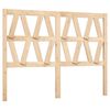 vidaXL Bed Headboard 126x4x100 cm Solid Wood Pine