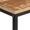 vidaXL Console Table 100x35x70 cm Solid Rough Wood Mango