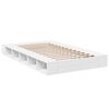 vidaXL Bed Frame without Mattress White 120x200 cm