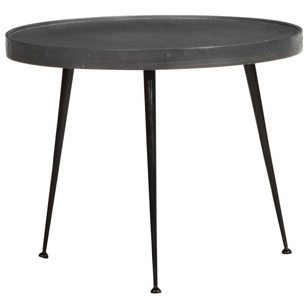 vidaXL Coffee Table 3 pcs Silver Engineered Wood