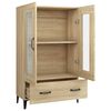 vidaXL Highboard Sonoma Oak 70x31x115 cm Engineered Wood