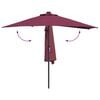 vidaXL Garden Parasol Bordeaux Red 294 x 150 x 224 cm