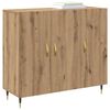 vidaXL Sideboard Artisan Oak 90 x 34 x 80 cm Engineered Wood