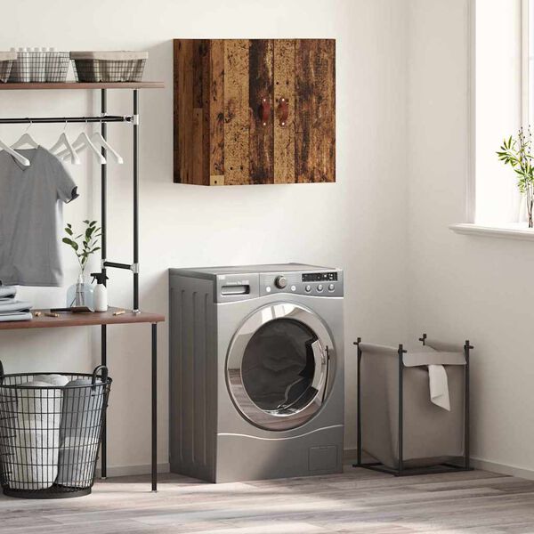 vidaXL Wall Cabinet Old wood 60 x 31 x 60 cm Engineered wood