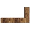 vidaXL TV Cabinet Set Wall-mounted 2 pcs Old Wood Engineered Wood