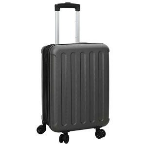 vidaXL Suitcase Folding Dark grey 34 x 23 x 55.5 cm ABS Plastic