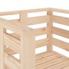 vidaXL Garden Chairs 2 pcs 61.5x53x71 cm Solid Wood Pine