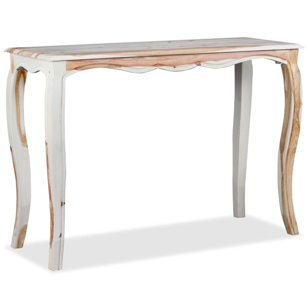 vidaXL Console Table Solid Acacia Wood 110x40x76 cm