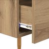 vidaXL Bedside Table 2 pcs Brown 40 x 35 x 47.5 cm Engineered Wood