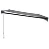 vidaXL Retractable Awning Anthracite 4.5x3 m Fabric and Aluminium