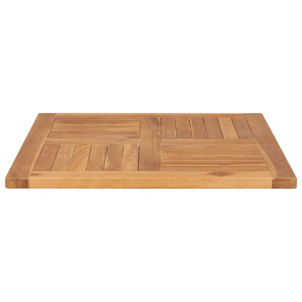 vidaXL Table Top Solid Teak Wood 70x70x2.5 cm