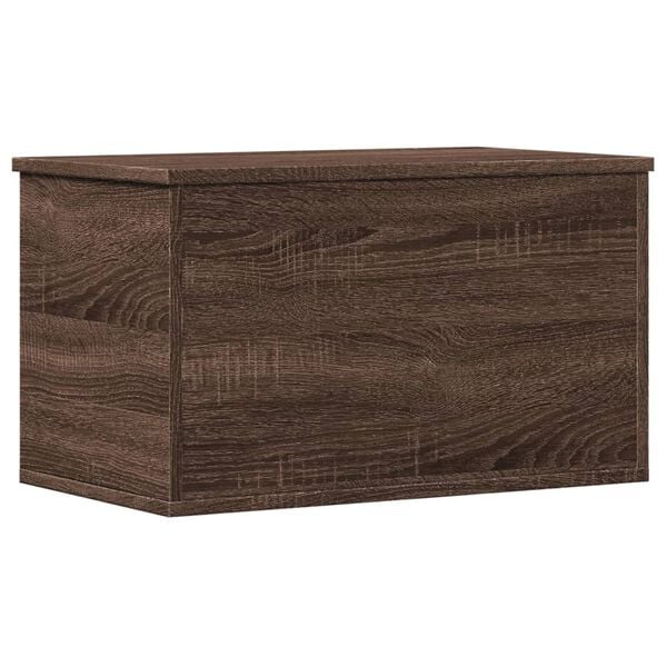 vidaXL Storage Box Brown Oak 60x35x35 cm Engineered Wood
