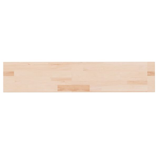 vidaXL Shelf Board 100x20x4 cm Untreated Solid Wood Oak