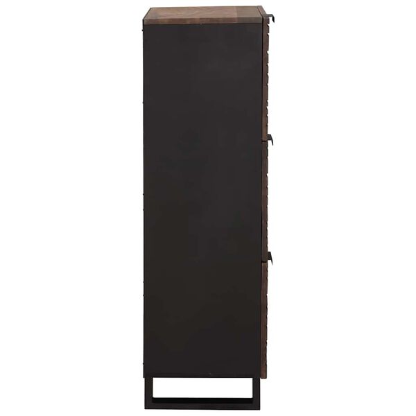 vidaXL Highboard Brown 40 x 33 x 110 cm Solid mango wood