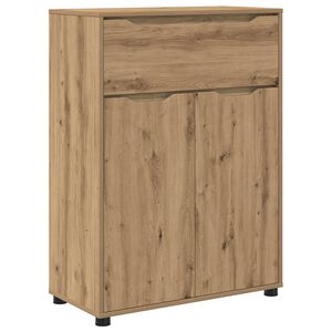 vidaXL Bathroom Cabinet with Drawer Artisan Oak 72.5 x 36.5 x 100 cm