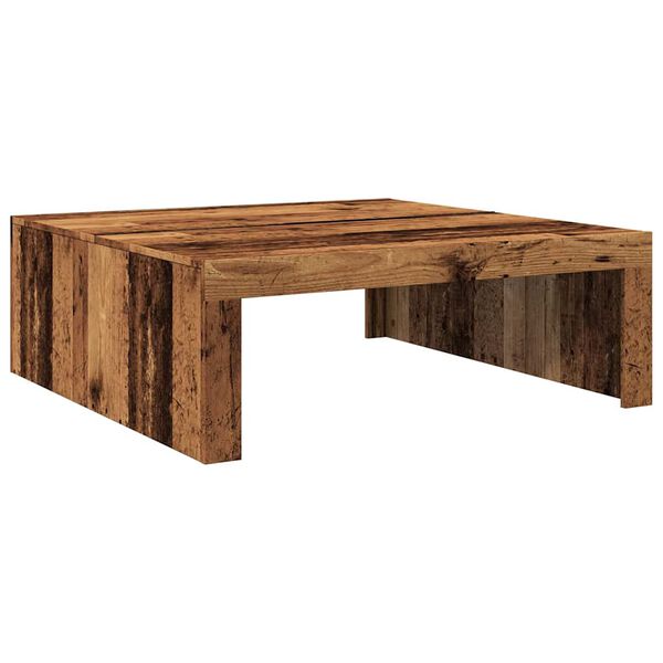vidaXL Coffee Table Old Wood 100x100x35 cm Engineered Wood