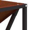 vidaXL Fire Pit Brown 80 x 80 x 40 cm Weathering Steel