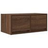 vidaXL TV Cabinets 2 pcs Brown Oak 60x31x25.5 cm Engineered Wood