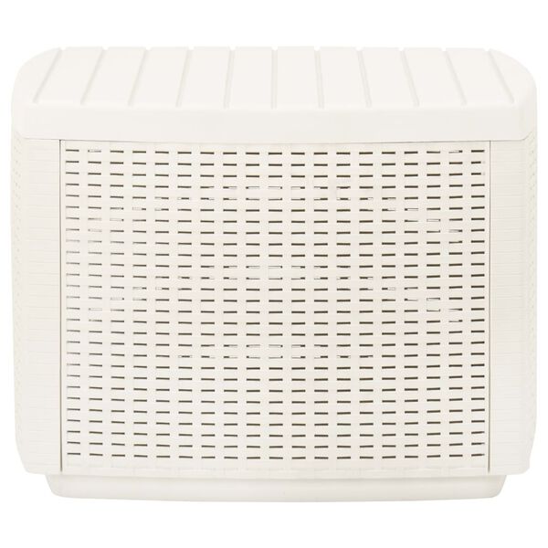 vidaXL Garden Table White 53x53x40 cm Plastic