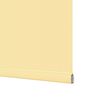 vidaXL Roller Blind Blackout Yellow 130x210 cm Fabric Width 126.6 cm Polyester