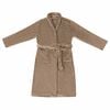 vidaXL Bathrobe without Hood Camel M Flannel