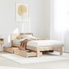 vidaXL Bed Frame without Mattress 90x200 cm Solid Wood Pine