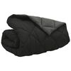 vidaXL Winter Duvet Black and Anthracite 240 x 200 cm Microfiber