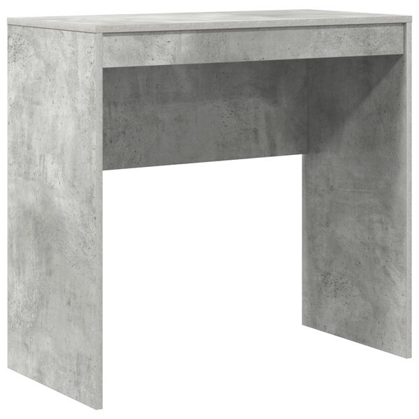 vidaXL Desk with Drawer 2 pcs Concrete Grey