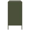 vidaXL Sideboard&nbsp;Olive Green 101.5x39x73.5 cm Cold-rolled Steel