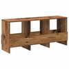 vidaXL Magazine Rack Old Wood 102 x 30 x 45 cm