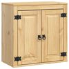 vidaXL Cabinet with Shelf Honey 60 x 32 x 60 cm Solid Pine Wood