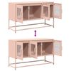 vidaXL TV Cabinet Pink 100.5x39x60.5 cm Cold-rolled Steel