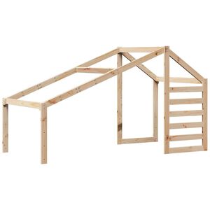 vidaXL Kids' Bed Roof 198x87x113 cm Solid Wood Pine
