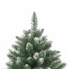 vidaXL Artificial Christmas Tree with 300 LEDs with Stand Green 180 cm