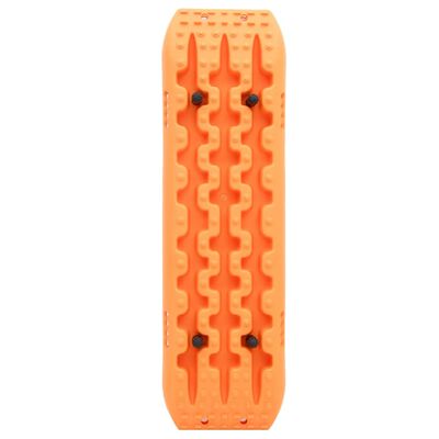vidaXL Traction Boards 2 pcs Orange 106x30.5x7 cm Nylon
