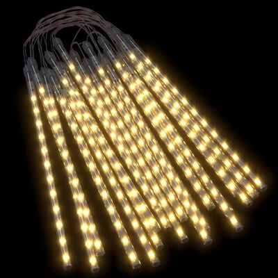 vidaXL Meteor Lights 20 pcs 30 cm Warm White 480 LEDs Indoor Outdoor