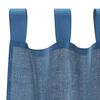 vidaXL Voile Curtains with Rod Pockets 2 pcs Royal Blue