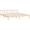 vidaXL Bed Frame without Mattress 200x200 cm Solid Wood Pine