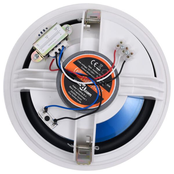 vidaXL Built-in Wall and Ceiling Speaker with Tweeter 180 W