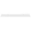 vidaXL Wall Shelves 2 pcs High Gloss White 60x9x3 cm