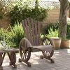 vidaXL Garden Adirondack Chair Solid Wood Fir