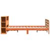 vidaXL Bed Frame without Mattress Wax Brown 160x200 cm Solid Wood Pine