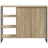 vidaXL Side Cabinet Sonoma 96.5 x 30 x 75 cm Engineered Wood