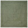 vidaXL Area Rug Olive Green 240 x 240 cm Jute