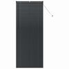 vidaXL Venetian Blinds Height Adjustable Black 220 x 90 cm Aluminium