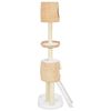 vidaXL Cat Tree with Sisal Scratching Post Seagrass