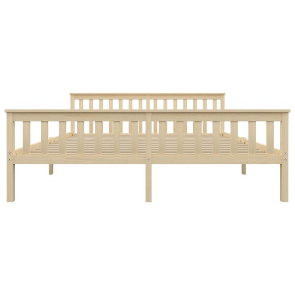 vidaXL Bed Frame without Mattress with 2 Drawers Solid Wood 180x200 cm Super King