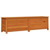 vidaXL Outdoor Cushion Box Brown 200x50x56 cm Solid Wood Fir