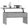 vidaXL Coffee Table Grey Sonoma 80x50.5x41.5 cm Engineered Wood