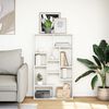 vidaXL Bookcase White 72x20x120 cm Engineered Wood